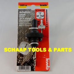 Gatzaag opnameschacht zeskant 32-152 mm | 5989-00